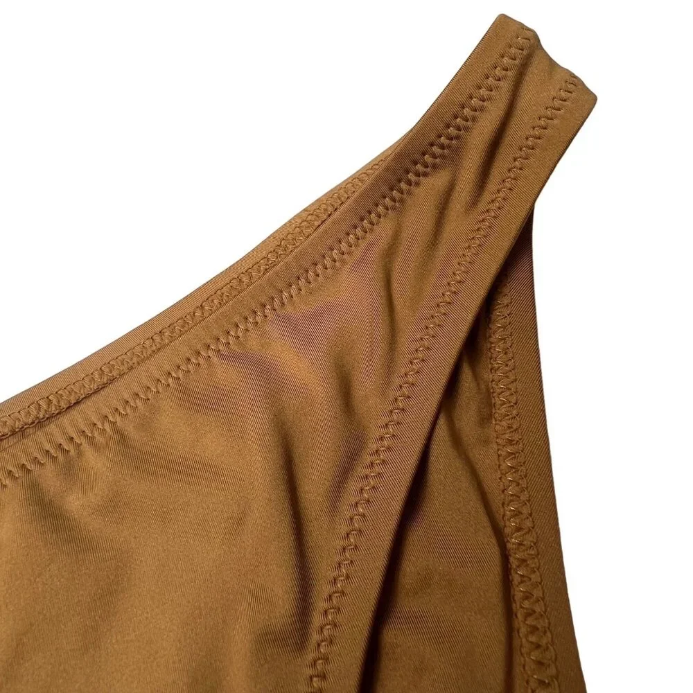 SKIMS Swim Cheeky Tanga Bottoms Almond Womens 2X‎